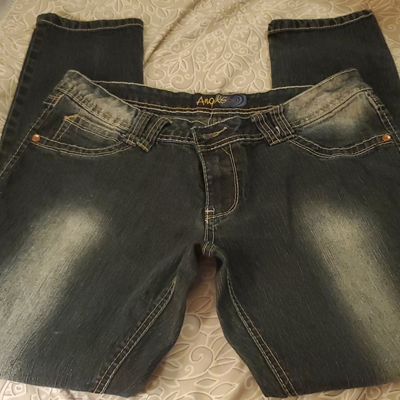 thrifted levis jeans